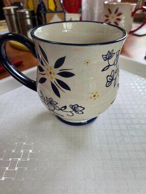 temptations mug navy stoneware